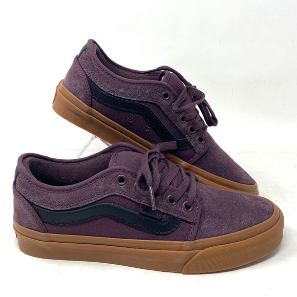 Vans Shoes - VANS Chukka Low Sidestripe Canvas Suede Wine Gum Women's Shoes Skate VN0A5KQZK10